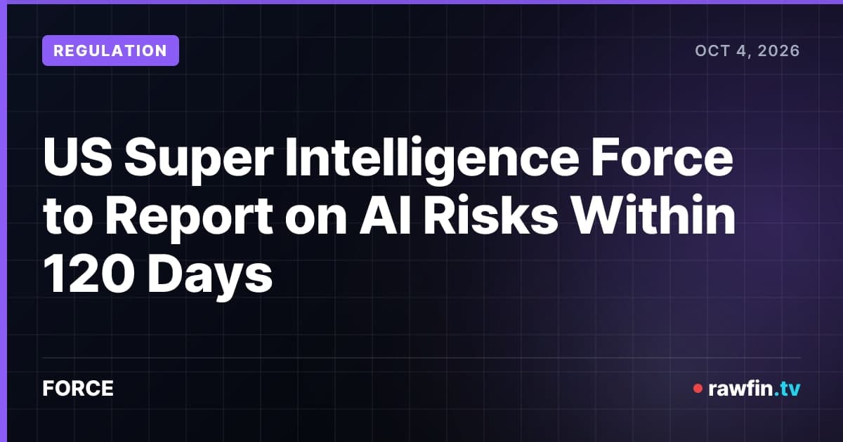 US Super Intelligence Force to Report on AI Risks Within 120 Days