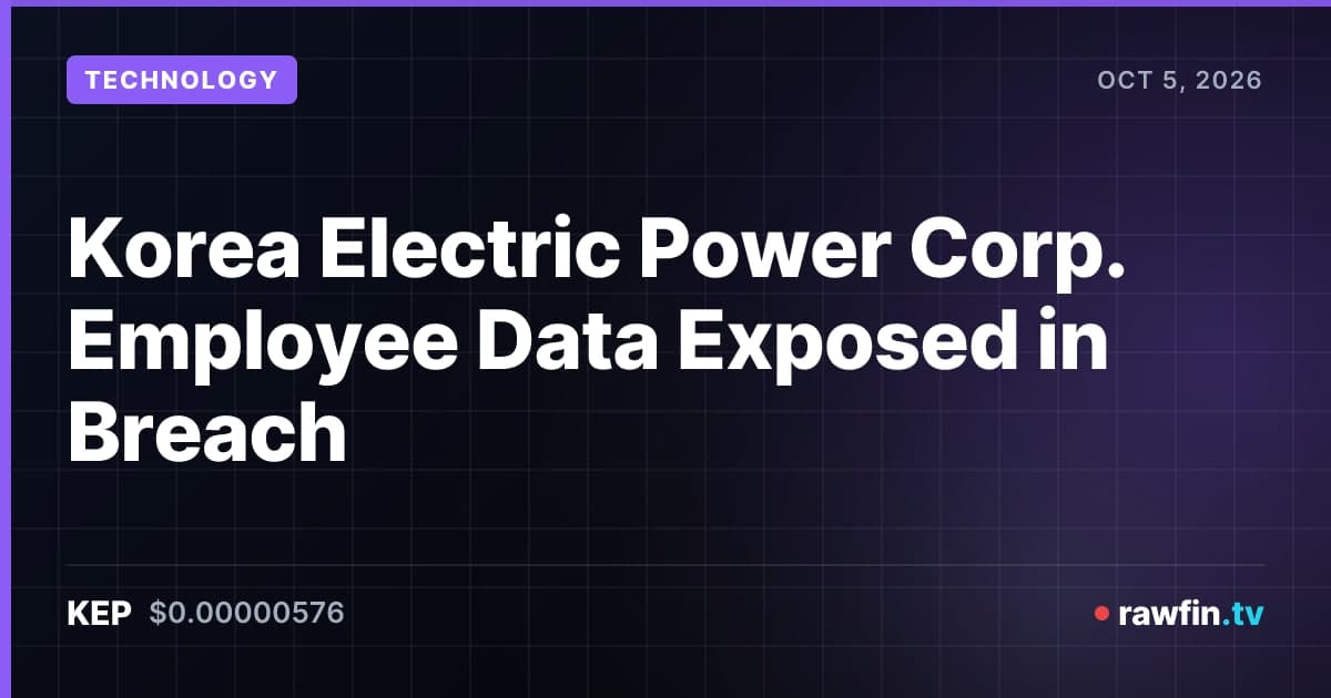 Korea Electric Power Corp. Employee Data Exposed in Breach