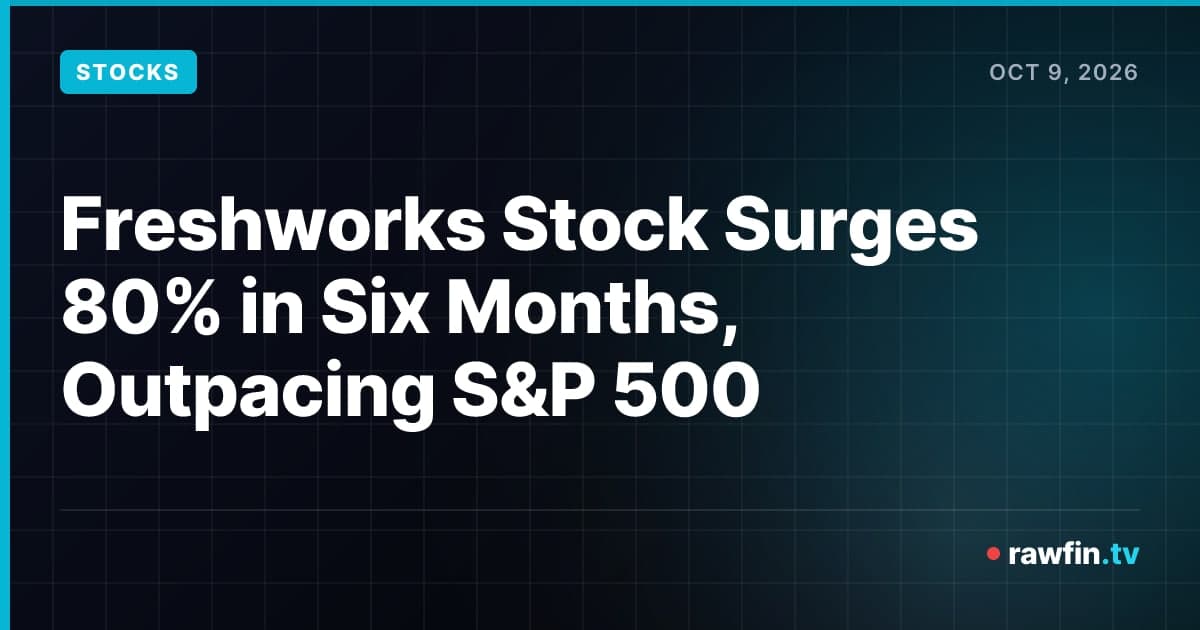 Freshworks Stock Surges 80% in Six Months, Outpacing S&P 500