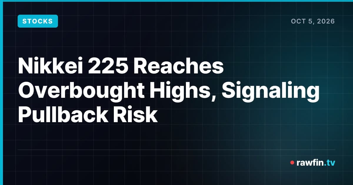 Nikkei 225 Reaches Overbought Highs, Signaling Pullback Risk