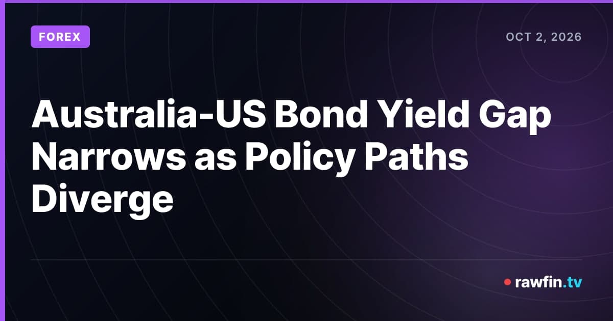 Australia-US Bond Yield Gap Narrows as Policy Paths Diverge