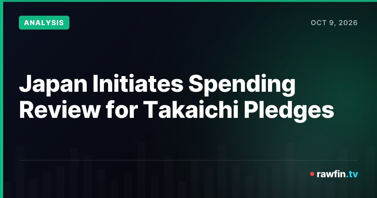 Japan Initiates Spending Review for Takaichi Pledges