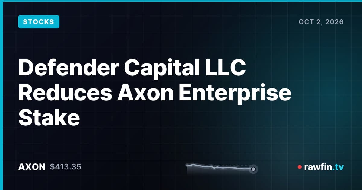 Defender Capital LLC Reduces Axon Enterprise Stake