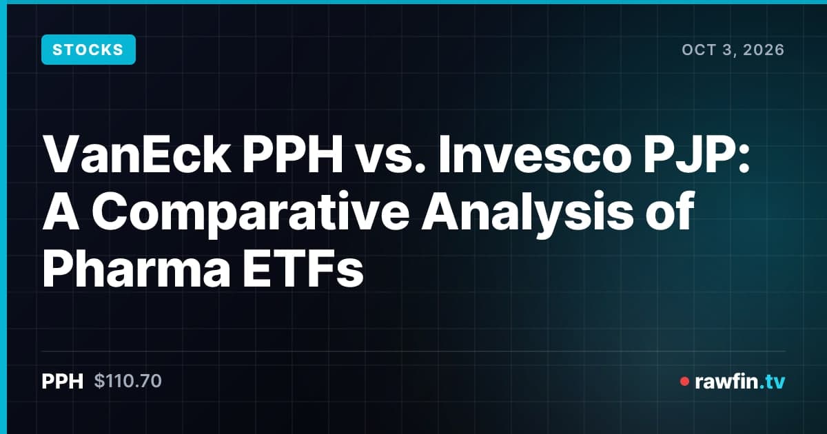 VanEck PPH vs. Invesco PJP: A Comparative Analysis of Pharma ETFs