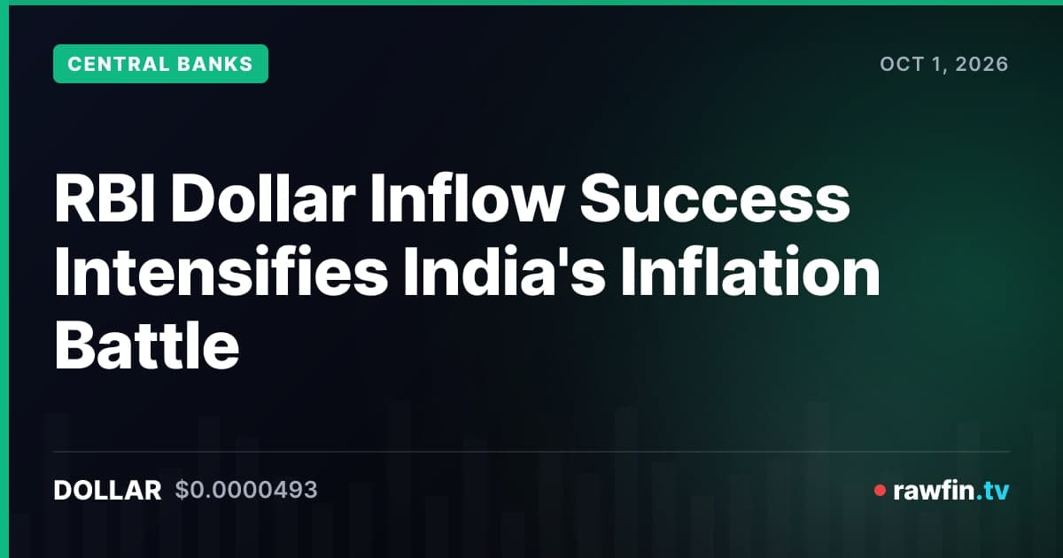 RBI Dollar Inflow Success Intensifies India's Inflation Battle