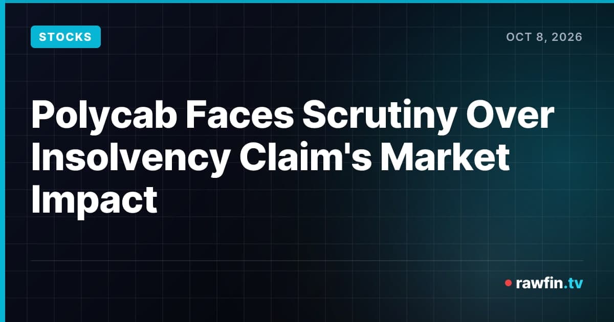 Polycab Faces Scrutiny Over Insolvency Claim's Market Impact
