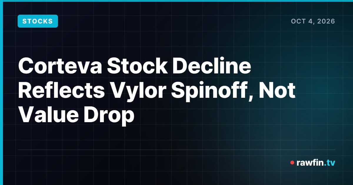 Corteva Stock Decline Reflects Vylor Spinoff, Not Value Drop