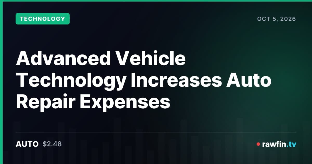 Advanced Vehicle Technology Increases Auto Repair Expenses