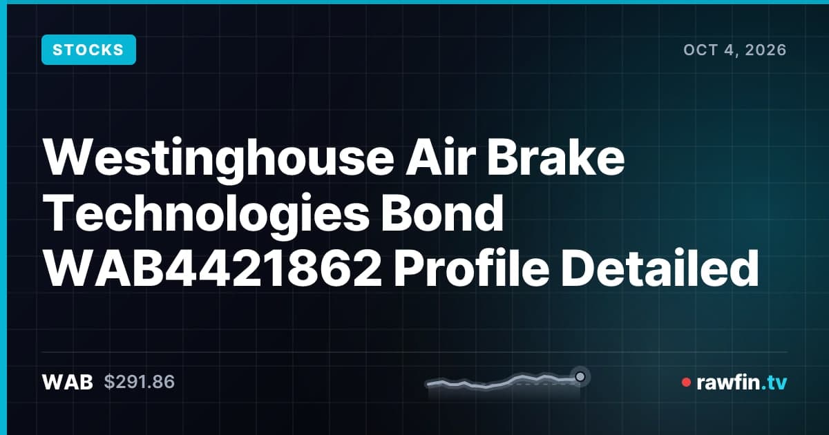 Westinghouse Air Brake Technologies Bond WAB4421862 Profile Detailed