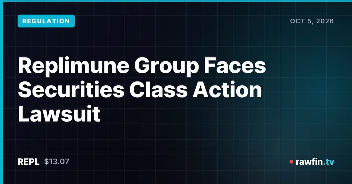 Replimune Group Faces Securities Class Action Lawsuit