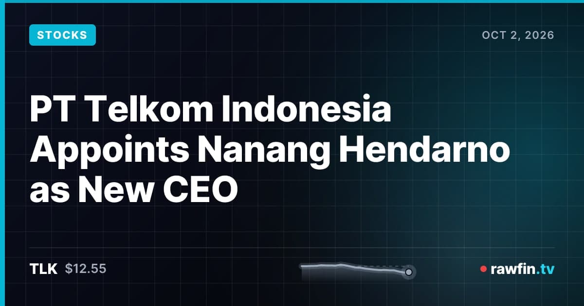 PT Telkom Indonesia Appoints Nanang Hendarno as New CEO