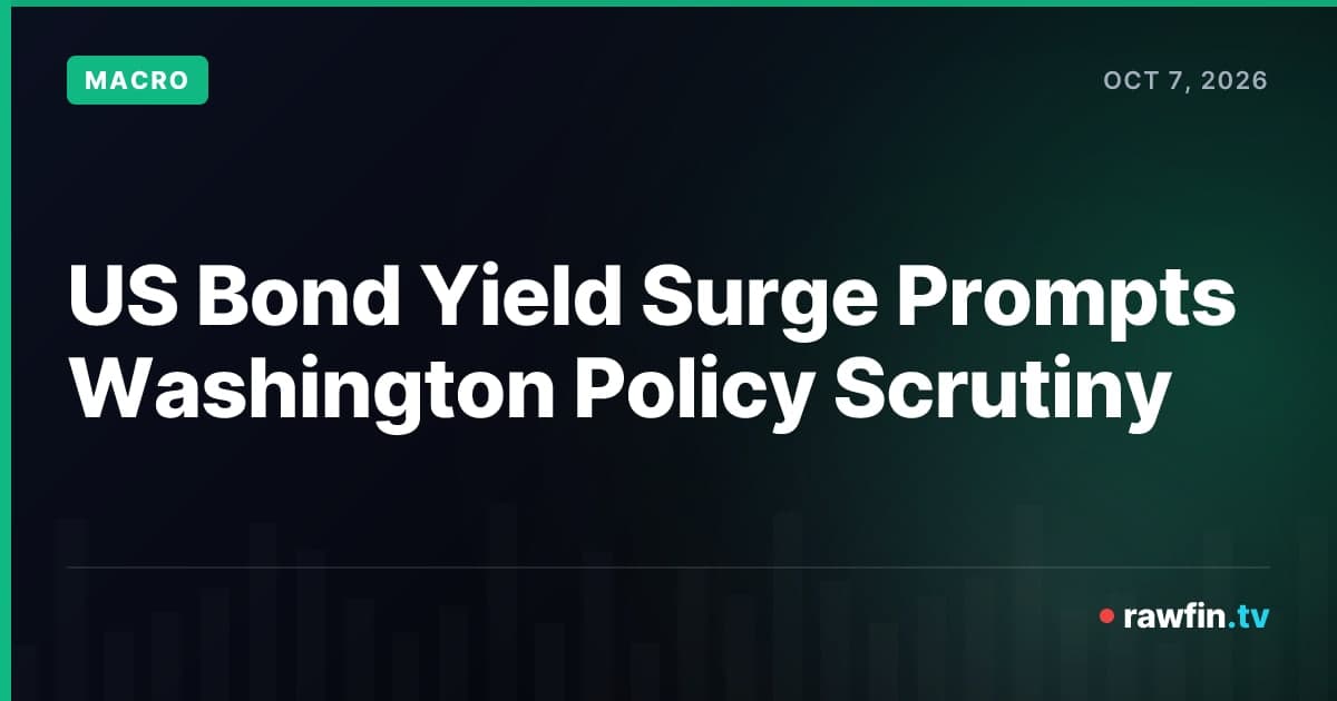 US Bond Yield Surge Prompts Washington Policy Scrutiny