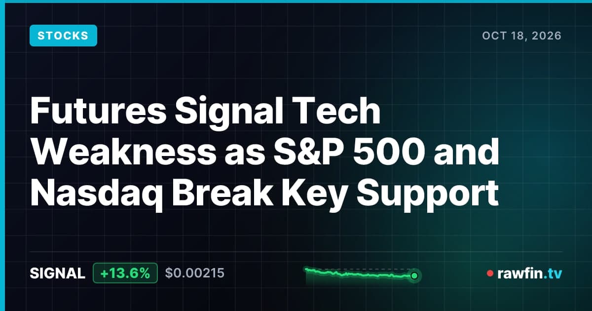 S&P 500 Breaches Key Support as AI Sell-Off Pressures Tech Sector