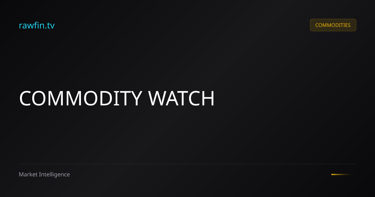 Commodity Watch — Jun 17, 2026