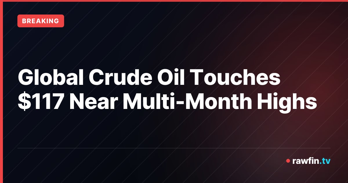 Global Crude Oil Touches $117 Near Multi-Month Highs