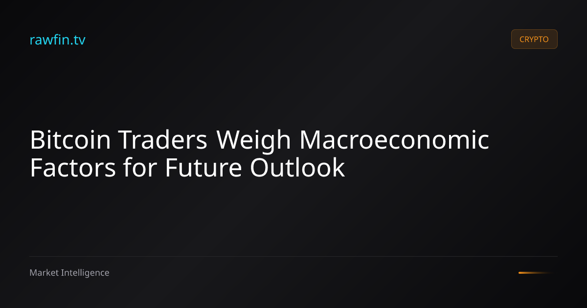 Bitcoin Traders Weigh Macroeconomic Factors for Future Outlook