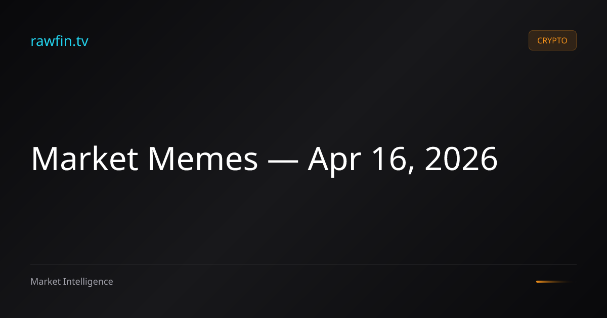 Market Memes — Apr 16, 2026