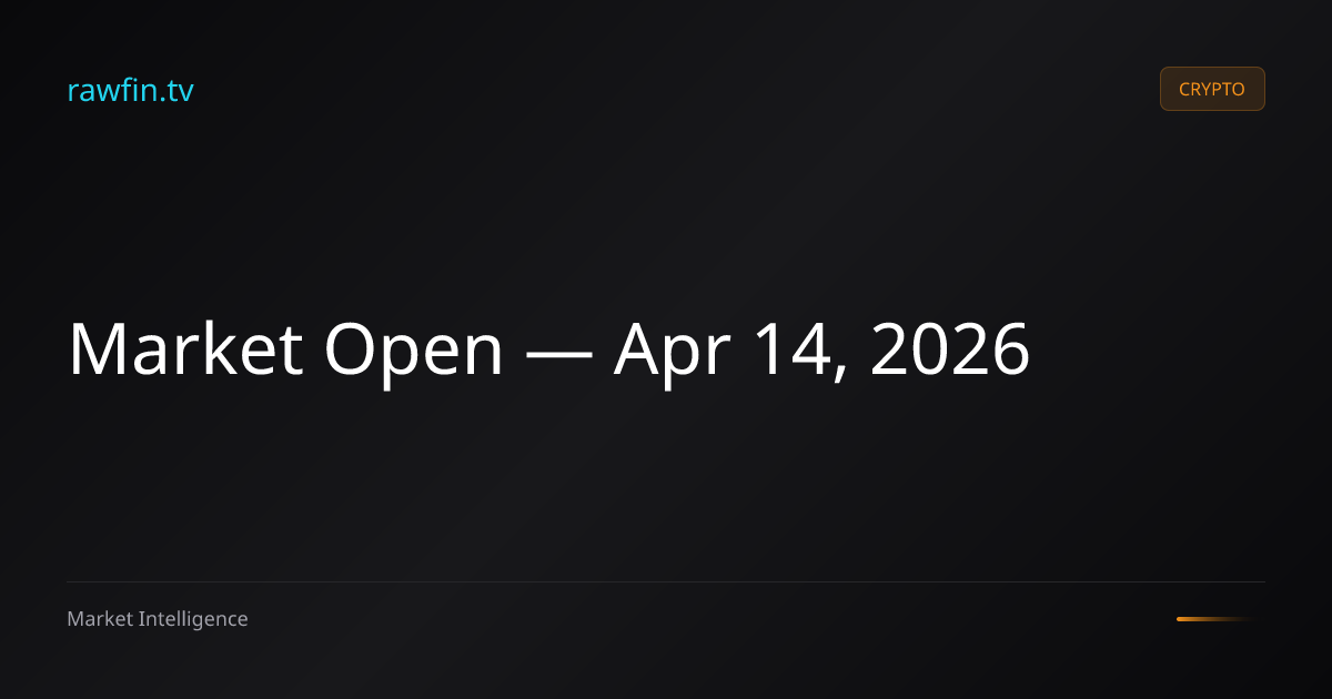 Market Open — Apr 14, 2026