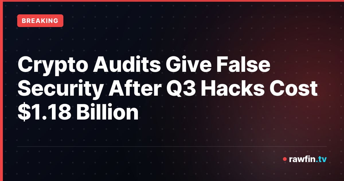 Crypto Audits Give False Security After Q3 Hacks Cost $1.18 Billion