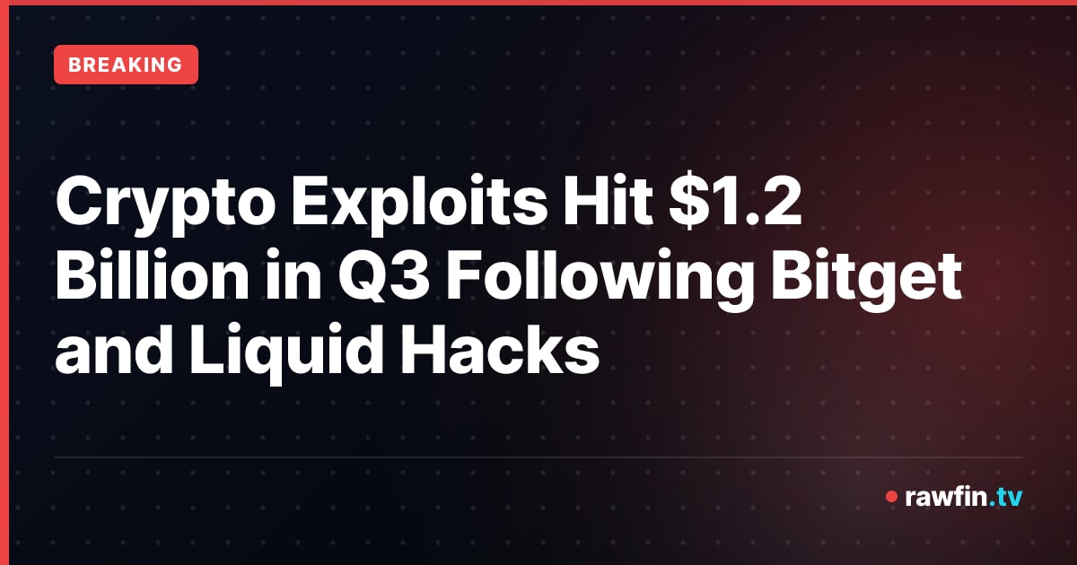 Crypto Exploits Hit $1.2 Billion in Q3 Following Bitget and Liquid Hacks