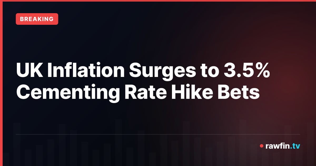 UK Inflation Surges to 3.5% Cementing Rate Hike Bets