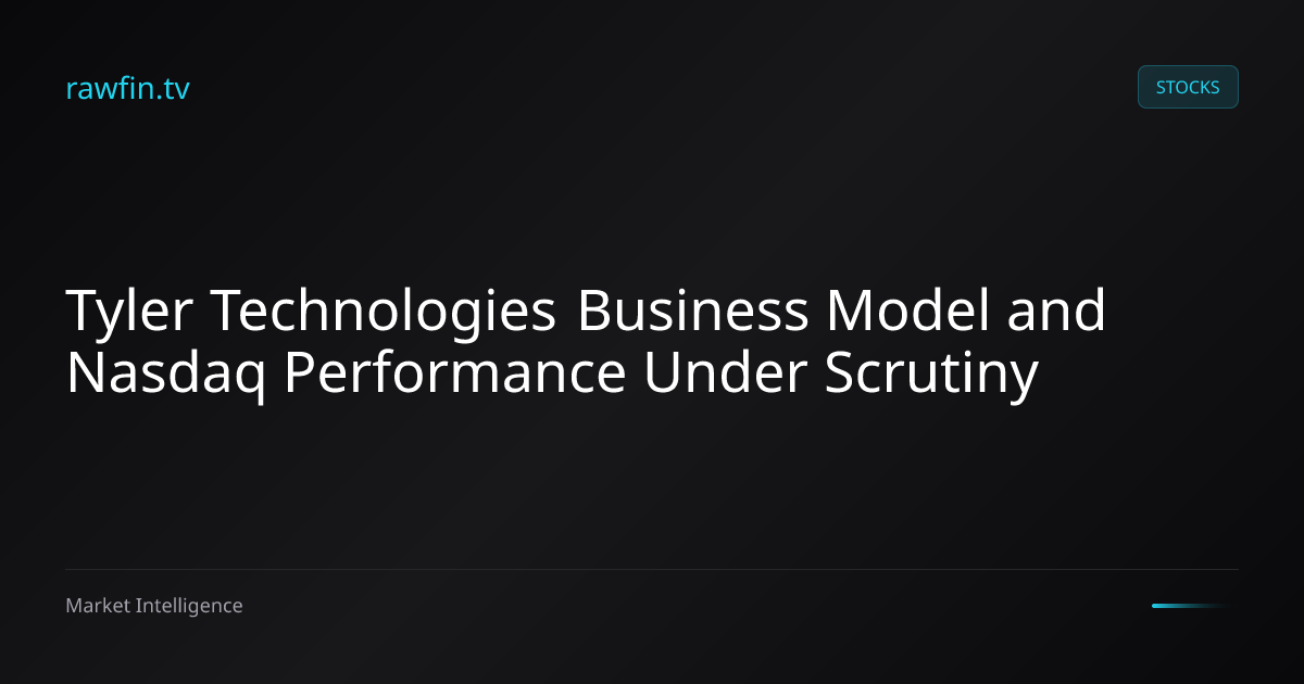 Tyler Technologies Business Model and Nasdaq Performance Under Scrutiny