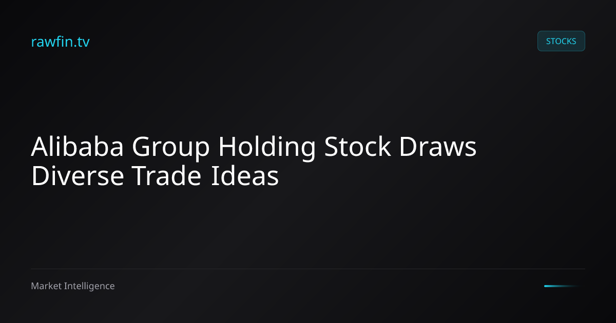 Alibaba Group Holding Stock Draws Diverse Trade Ideas