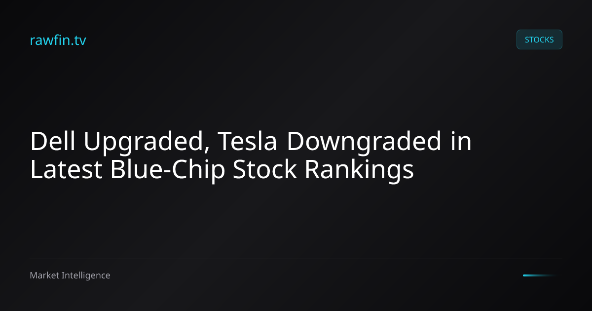 Dell Upgraded, Tesla Downgraded in Latest Blue-Chip Stock Rankings