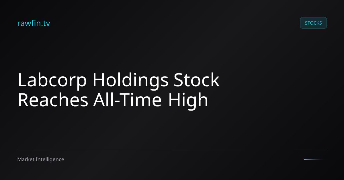 Labcorp Holdings Stock Reaches All-Time High