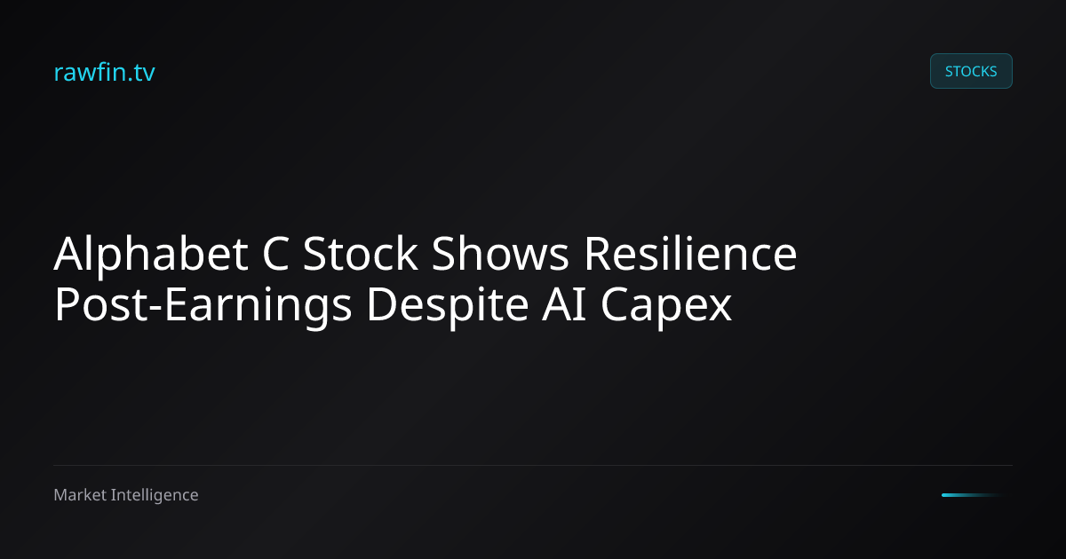 Alphabet C Stock Shows Resilience Post-Earnings Despite AI Capex