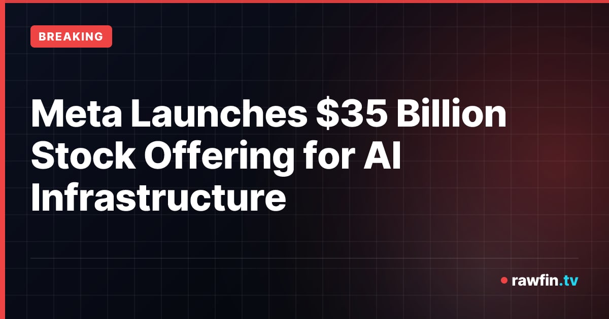 Meta Launches $35 Billion Stock Offering for AI Infrastructure